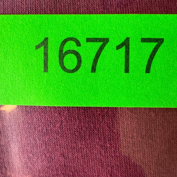 Kirkland Signature Womens Cozy Long Sleeve Sweatshirt Burgundy Sz Large Pockets - Picture 13 of 13